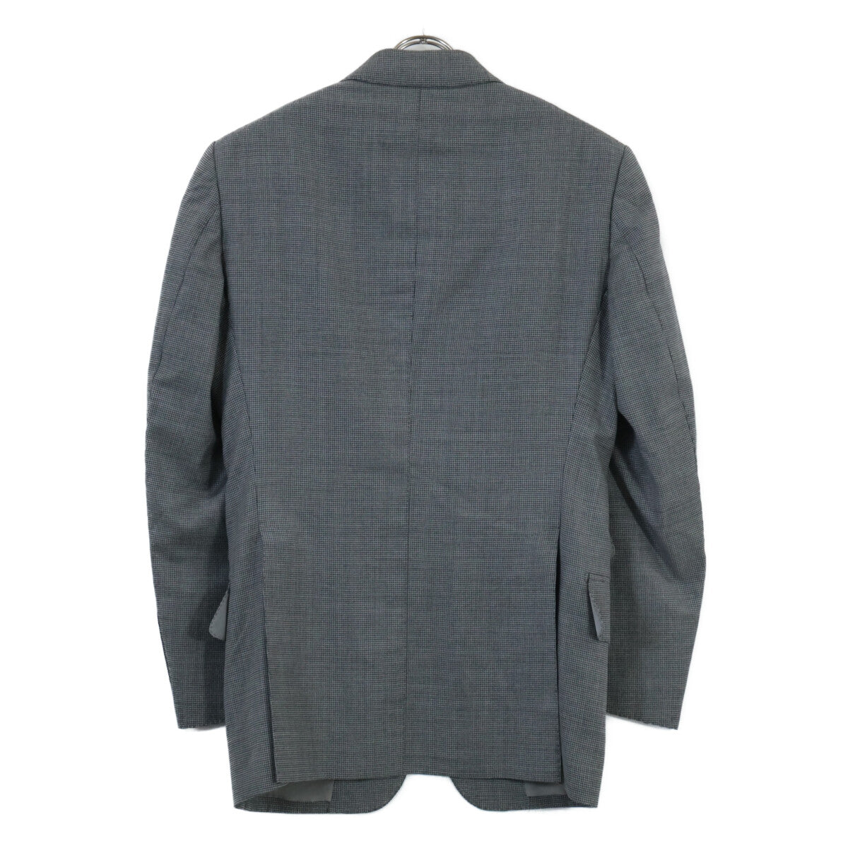 TOM FORD Gray Glen Check Wool Peaked Lapel 2B Suit Size 44R