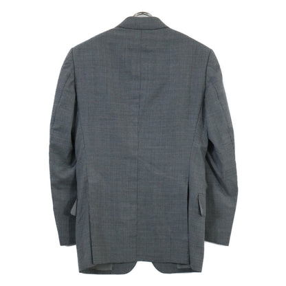 TOM FORD Gray Glen Check Wool Peaked Lapel 2B Suit Size 44R