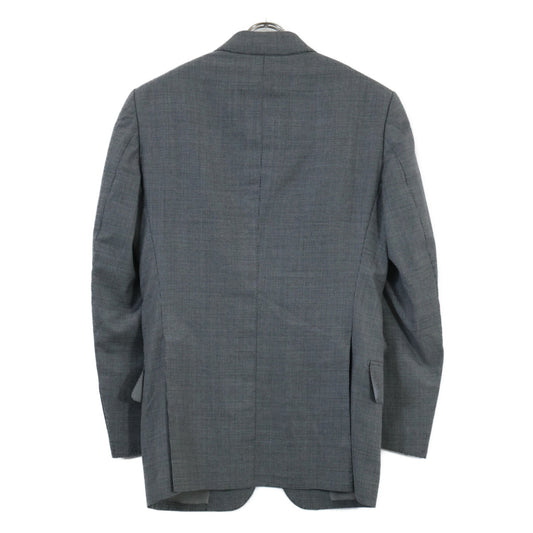 TOM FORD Gray Glen Check Wool Peaked Lapel 2B Suit Size 44R