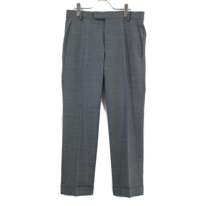 TOM FORD Gray Glen Check Wool Peaked Lapel 2B Suit Size 44R