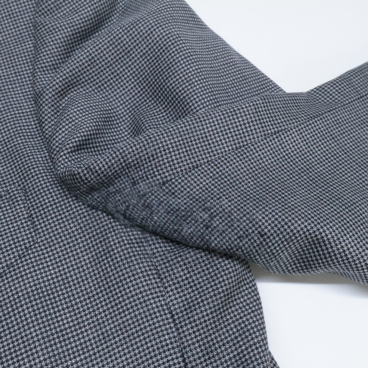TOM FORD Gray Glen Check Wool Peaked Lapel 2B Suit Size 44R