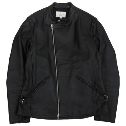 STILL BY HAND Cowhide Double Zip Single Rider Jacket Size 48