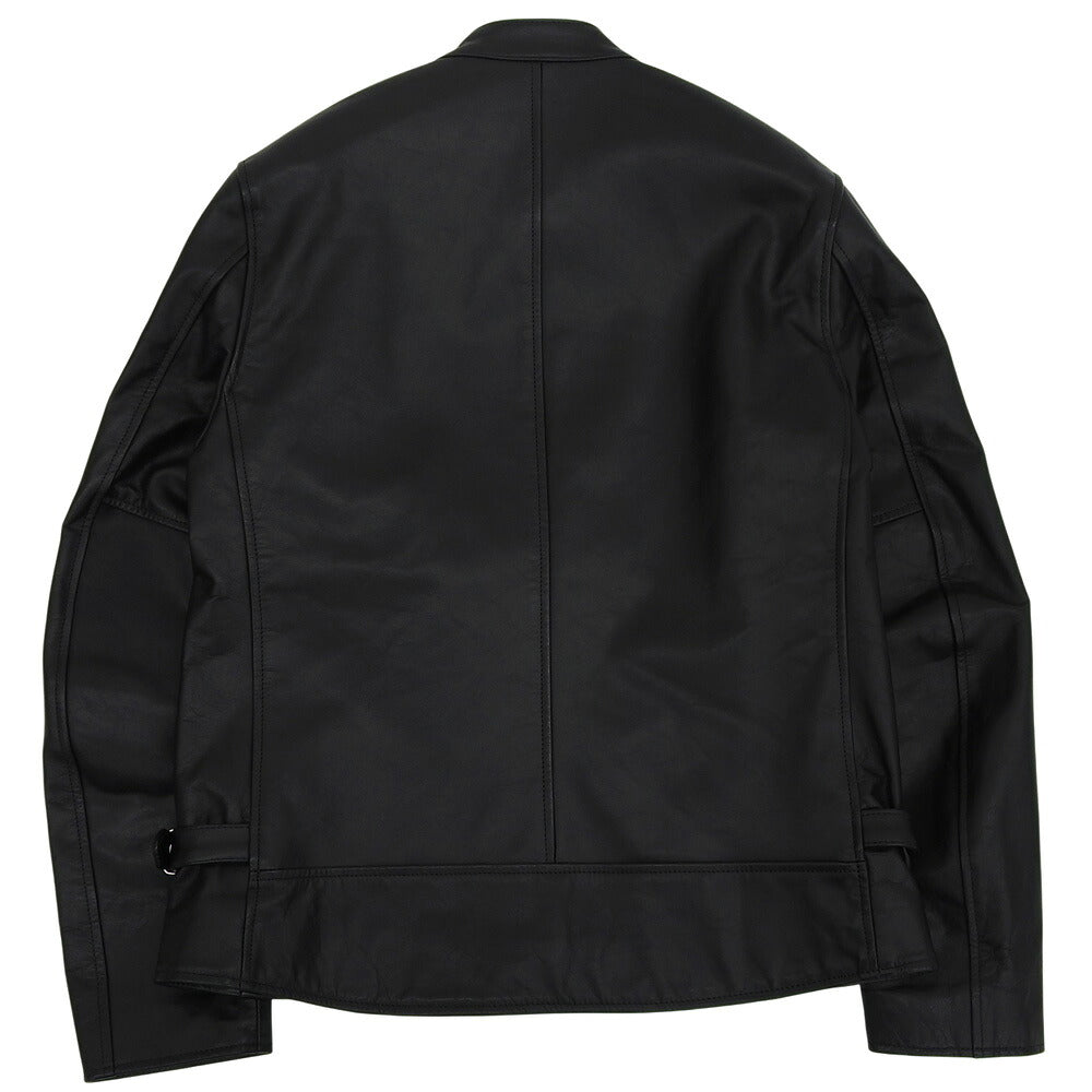 STILL BY HAND Cowhide Double Zip Single Rider Jacket Size 48