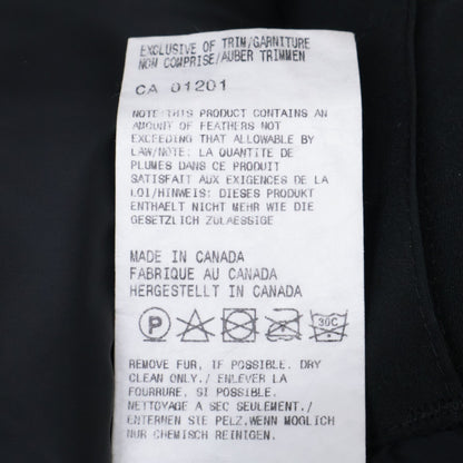 CANADA GOOSE 3438JM Jasper Parka Jacket Black Size XS