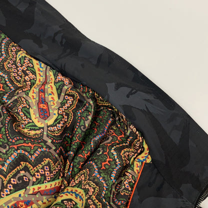 ETRO Nylon Camo Paisley Hooded Zip Blouson Jacket Size M