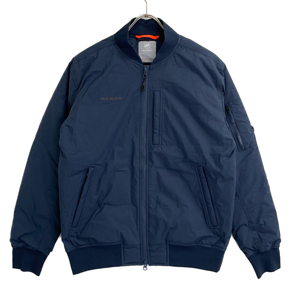 MAMMUT Navy Floeberg IN Bomber Asian Fit Down Jacket Size M