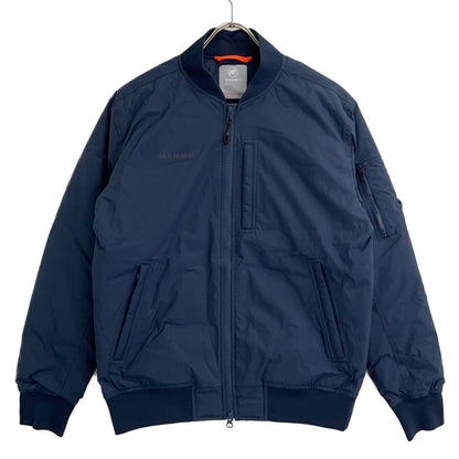 MAMMUT Navy Floeberg IN Bomber Asian Fit Down Jacket Size M