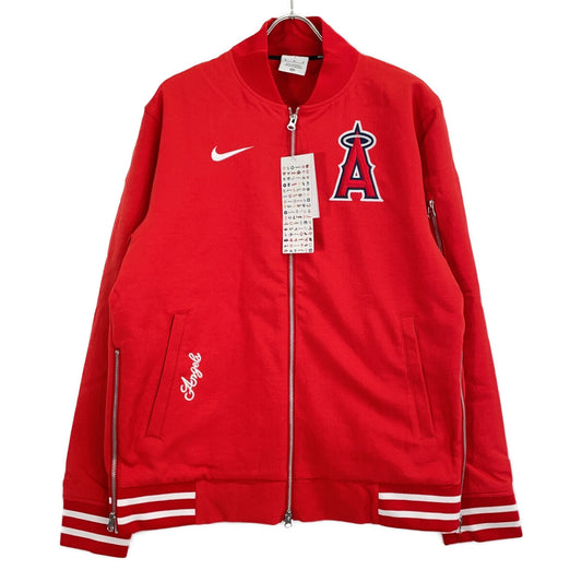 NIKE '23 LA Angels Fleece Lined Bomber Jacket Size M