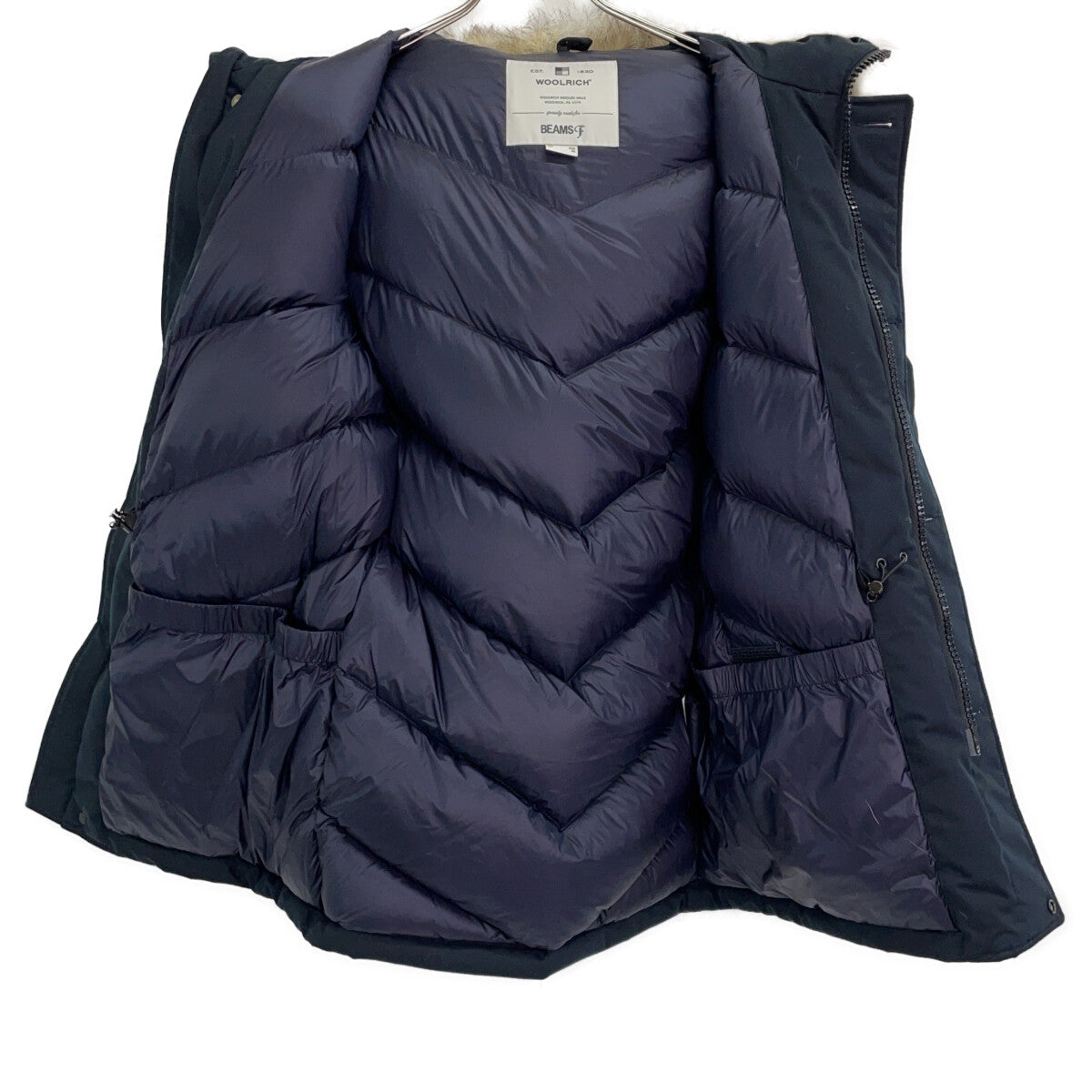 WOOLRICH x BEAMS F Arctic Parka Fur Down Jacket Size XS