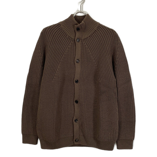 BATONER UNITED ARROWS Excl. Dark Brown Rib Cardigan Size 2