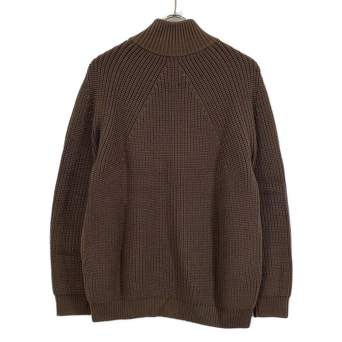 BATONER UNITED ARROWS Excl. Dark Brown Rib Cardigan Size 2