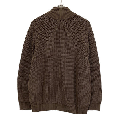 BATONER UNITED ARROWS Excl. Dark Brown Rib Cardigan Size 2