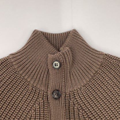 BATONER UNITED ARROWS Excl. Dark Brown Rib Cardigan Size 2