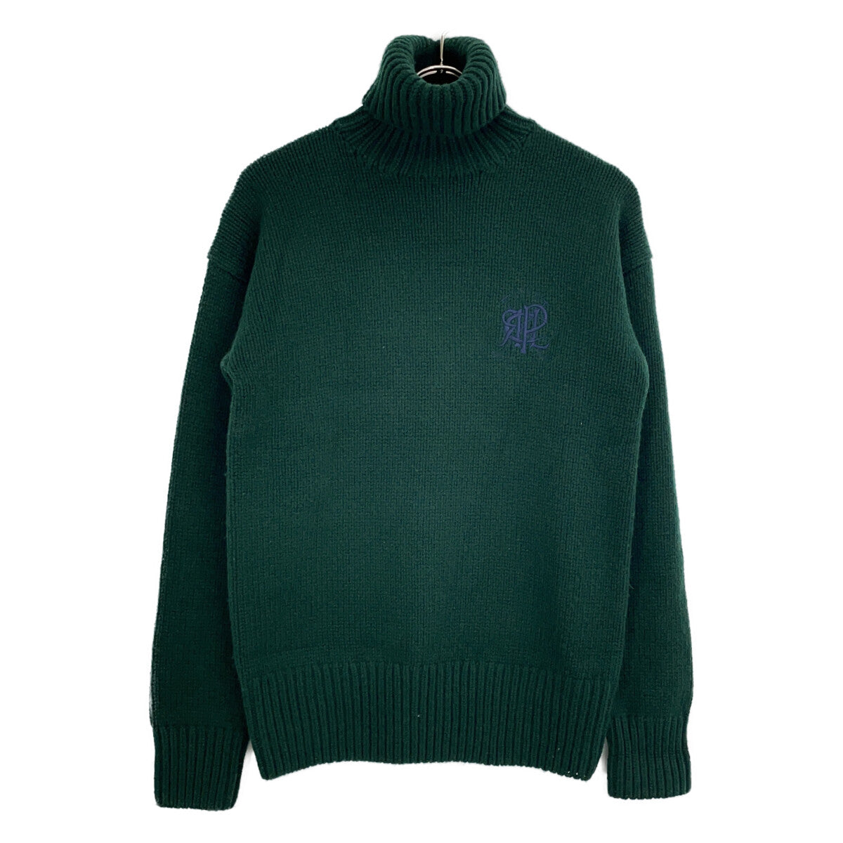 POLO RALPH LAUREN 24AW Turtleneck Sweater Wool Green Size XS
