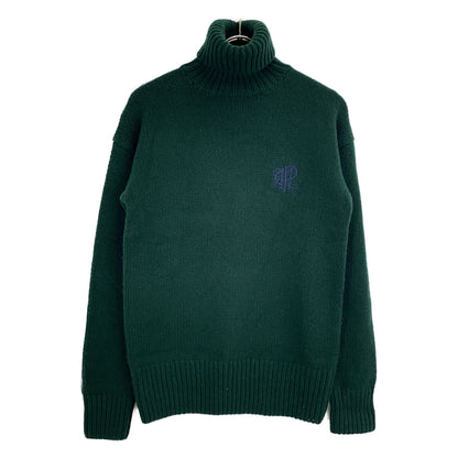 POLO RALPH LAUREN 24AW Turtleneck Sweater Wool Green Size XS