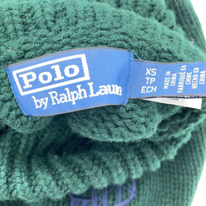 POLO RALPH LAUREN 24AW Turtleneck Sweater Wool Green Size XS