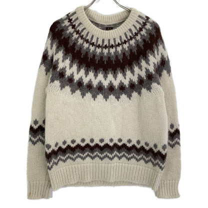 BATONER Nordic Mohair Wool Blend Sweater Multi Size 1