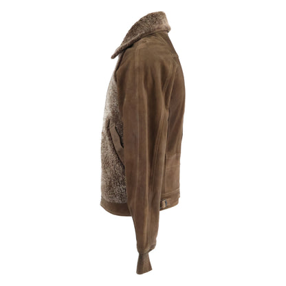 RRL 25SS Shearling Paneled Roughout Suede Jacket Size XS