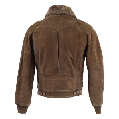 RRL 25SS Shearling Paneled Roughout Suede Jacket Size XS