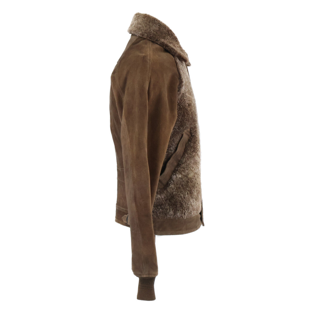 RRL 25SS Shearling Paneled Roughout Suede Jacket Size XS
