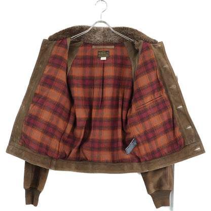RRL 25SS Shearling Paneled Roughout Suede Jacket Size XS