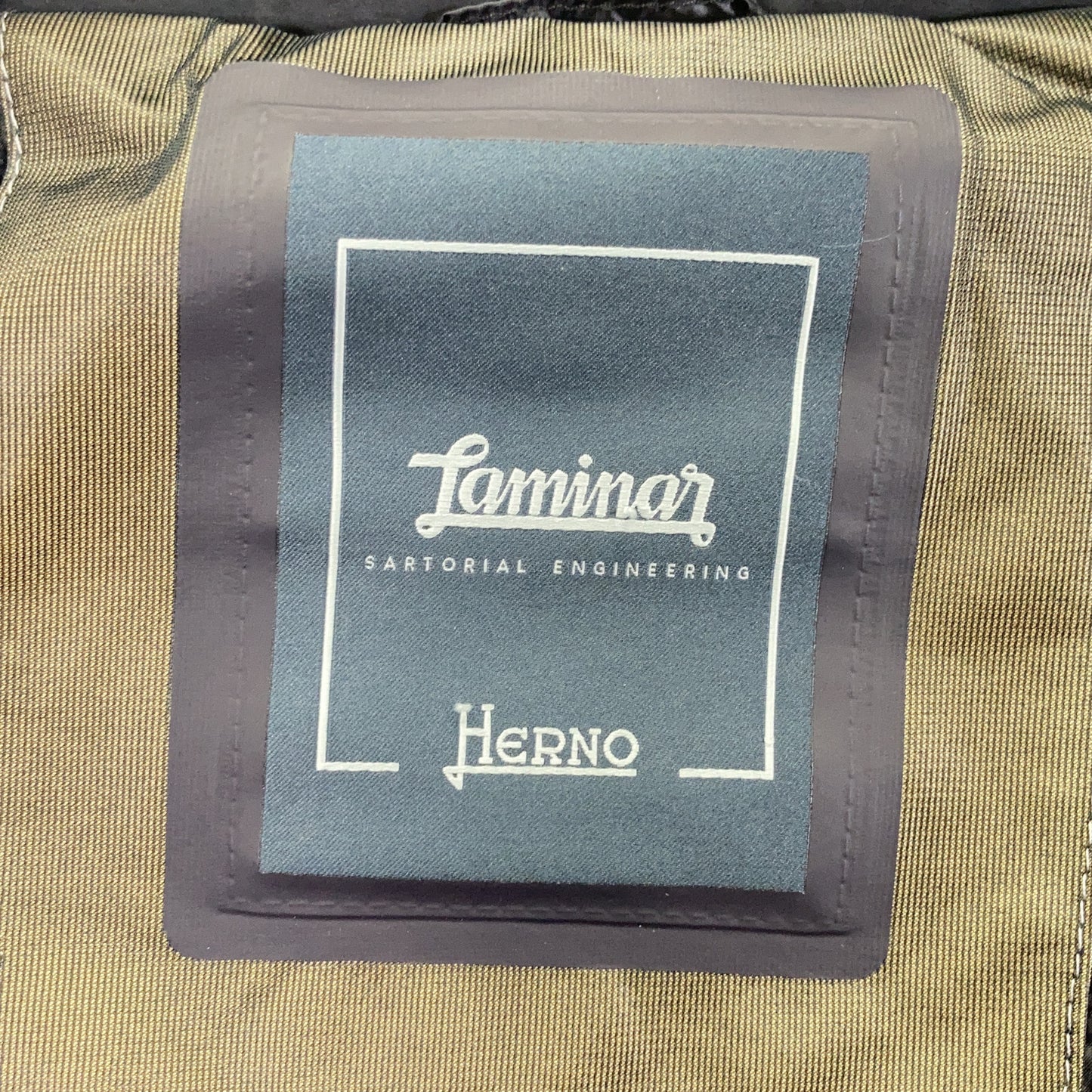 HERNO AW22 Laminar Hybrid Down Blouson Navy Size 46
