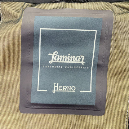 HERNO AW22 Laminar Hybrid Down Blouson Navy Size 46
