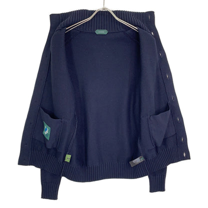 ZANONE CHIOTO 100% Wool Stand Collar Jacket Navy Size 46