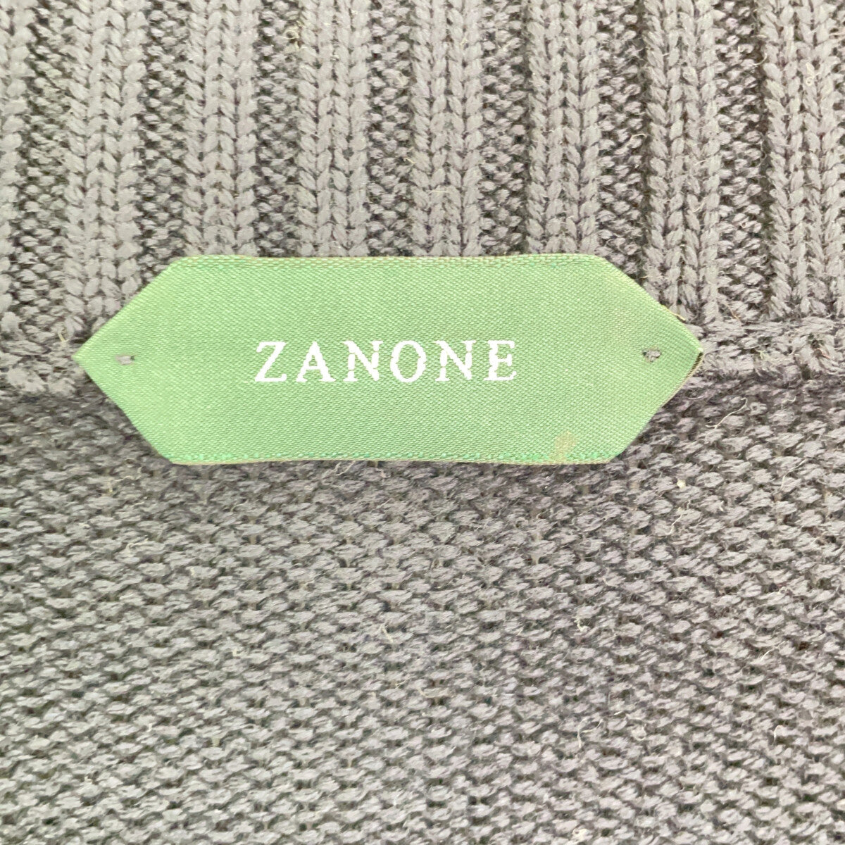 ZANONE CHIOTO 100% Wool Stand Collar Jacket Navy Size 46