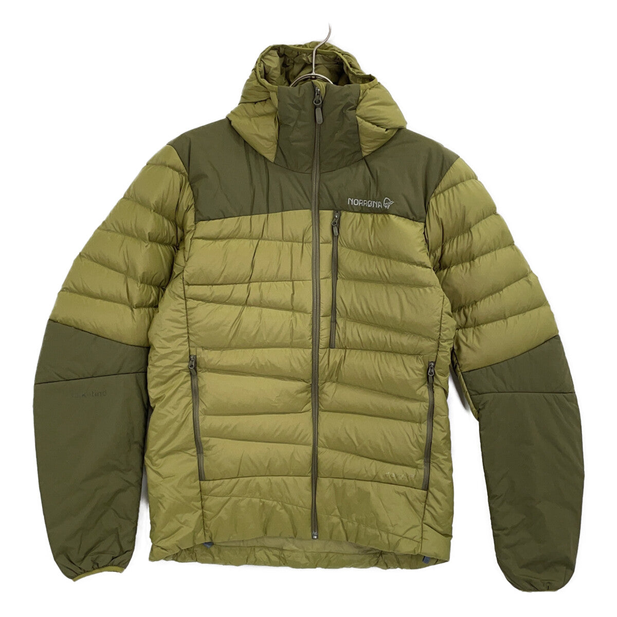 NORRONA Falketind Down 750 Hood Jacket Khaki Size S