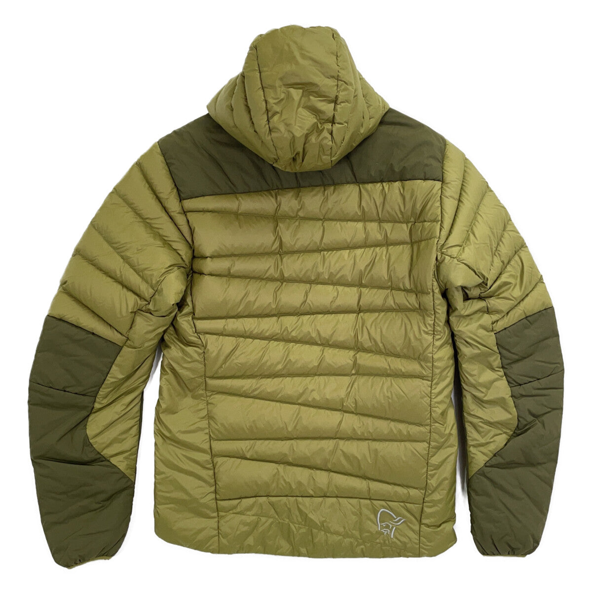 NORRONA Falketind Down 750 Hood Jacket Khaki Size S