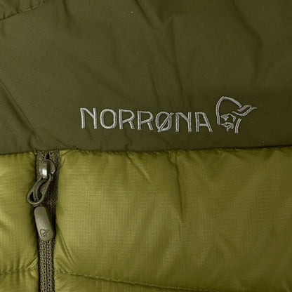 NORRONA Falketind Down 750 Hood Jacket Khaki Size S