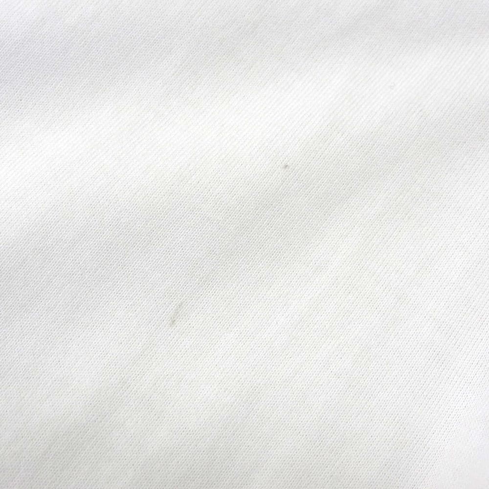 BURBERRY Cotton Emblem Logo Embroidered T-Shirt White Size M