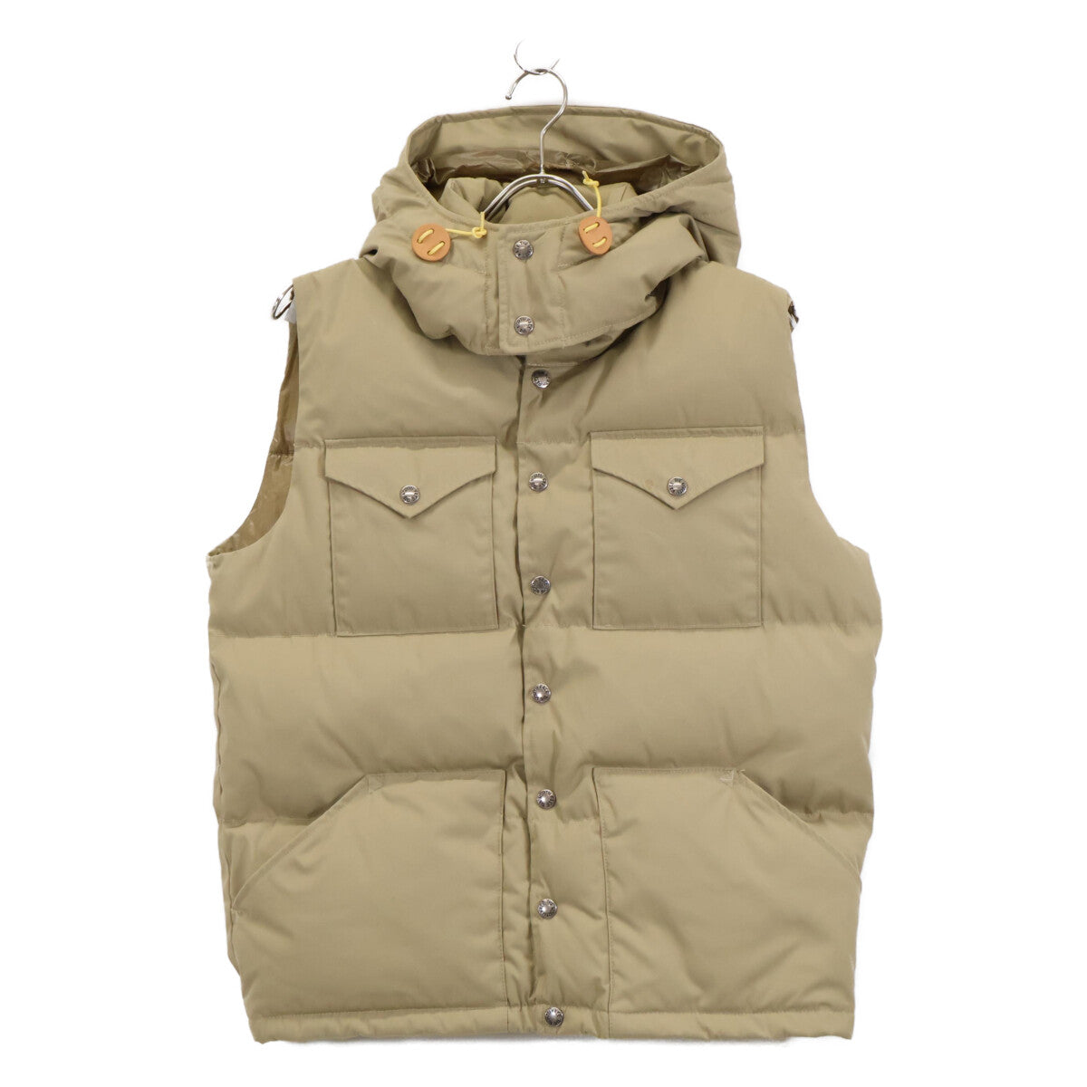THE NORTH FACE PURPLE LABEL 65/35 Hooded Vest Beige Size M