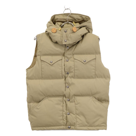 THE NORTH FACE PURPLE LABEL 65/35 Hooded Vest Beige Size M