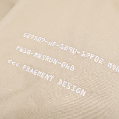 FRAGMENT Moncler VALLOR Corduroy Collar Coat Beige Size 2