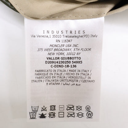 FRAGMENT Moncler VALLOR Corduroy Collar Coat Beige Size 2