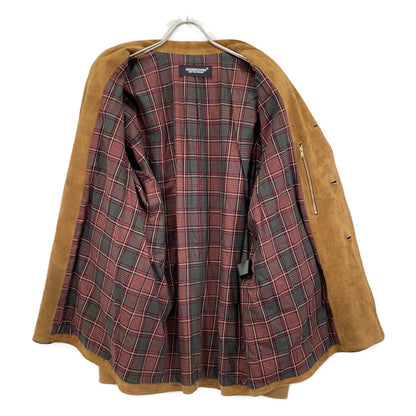 UNDER COVER 21SS Check Lining Calf Suede Jacket Brown Size 3
