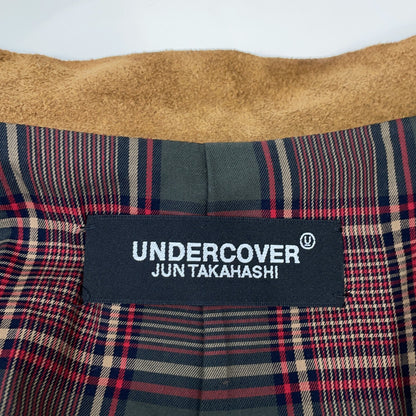 UNDER COVER 21SS Check Lining Calf Suede Jacket Brown Size 3