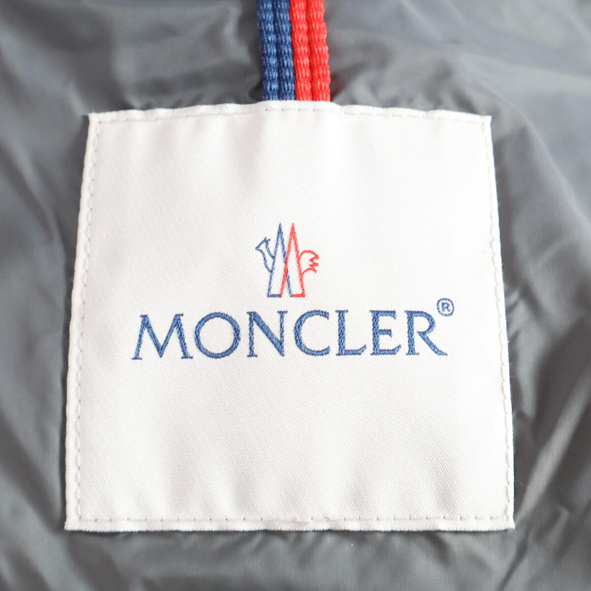 MONCLER MONTGENEVRE Wool Hooded Down Jacket Gray Size 4