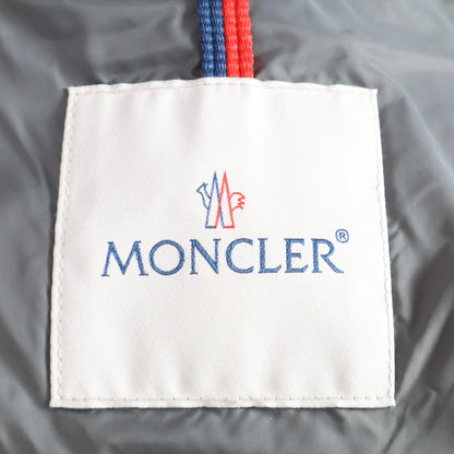 MONCLER MONTGENEVRE Wool Hooded Down Jacket Gray Size 4