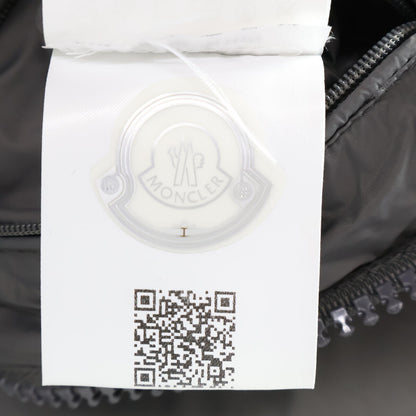 MONCLER MONTGENEVRE Wool Hooded Down Jacket Gray Size 4