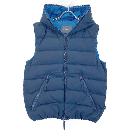 DUVETICA ALISTERIA Cotton Down Vest Navy Size 50/LL