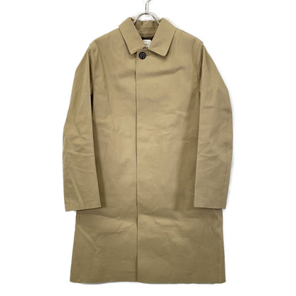 MACKINTOSH DUNKELD Wool Liner Rubberized Coat Beige Size 38