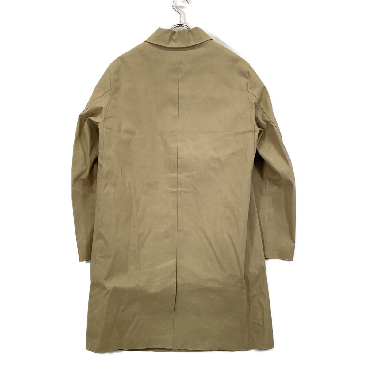 MACKINTOSH DUNKELD Wool Liner Rubberized Coat Beige Size 38