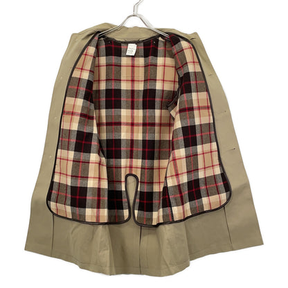 MACKINTOSH DUNKELD Wool Liner Rubberized Coat Beige Size 38