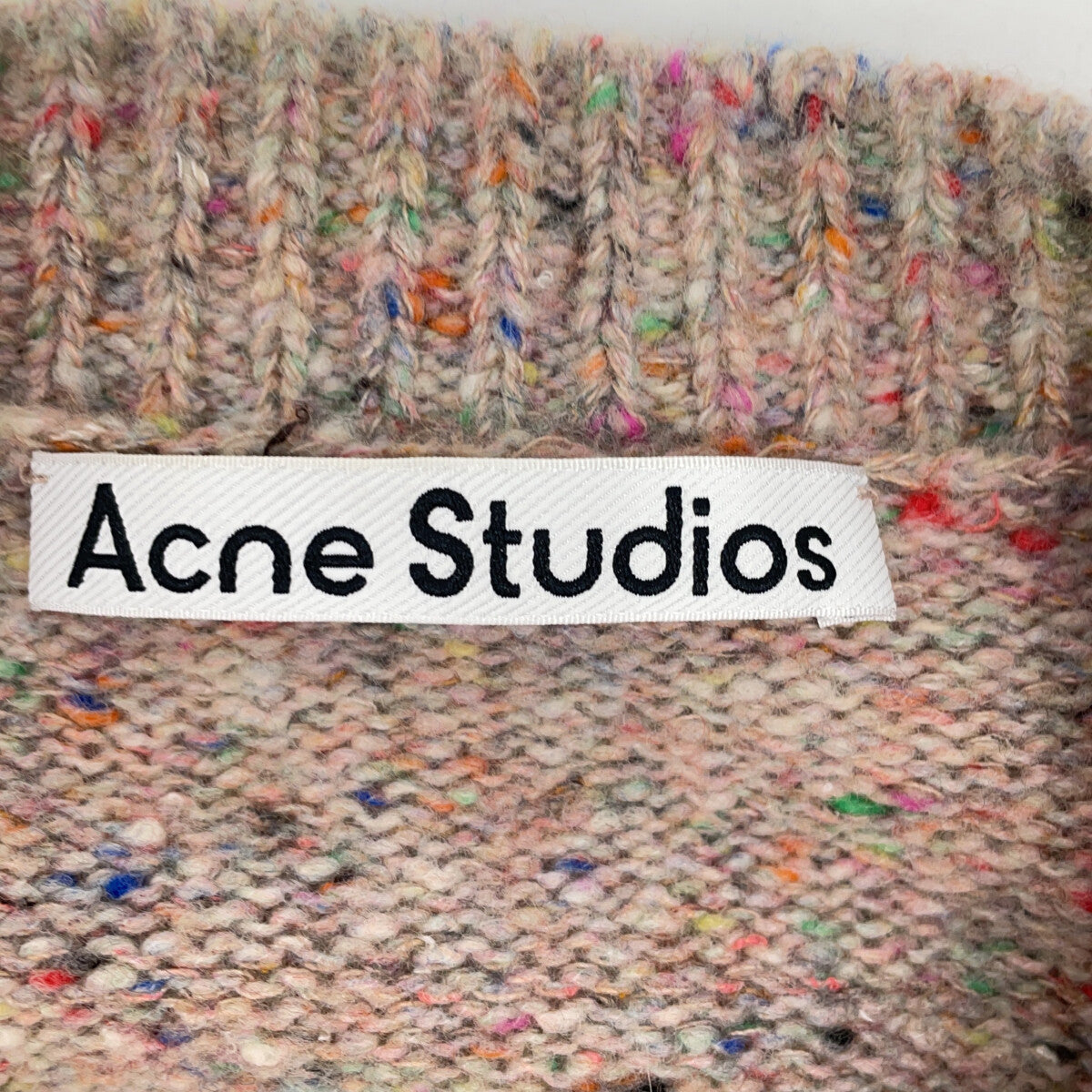 ACNE STUDIOS Crewneck Long Sleeve Knit Multi Size L