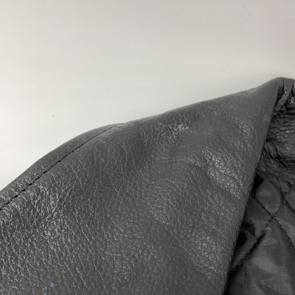 FREEDOM Cowhide Double Riders Leather Jacket Black