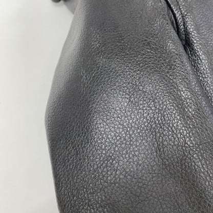 FREEDOM Cowhide Double Riders Leather Jacket Black