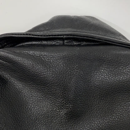 FREEDOM Cowhide Double Riders Leather Jacket Black